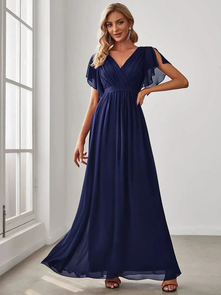 Bella Novelle avondjurk in Marineblauw