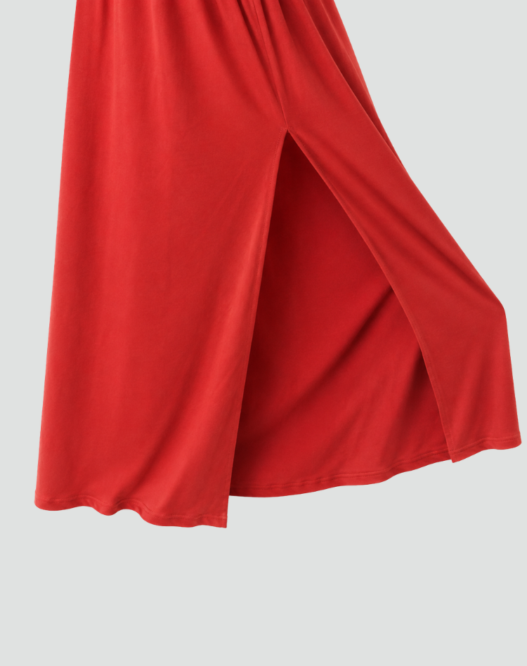 Bella Novelle one-shoulder maxi avondjurk voor dames, productfoto