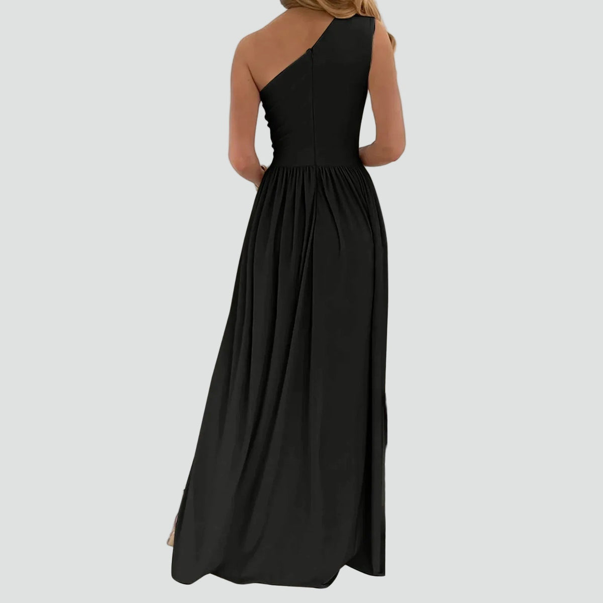 Bella Novelle one-shoulder maxi avondjurk voor dames, productfoto