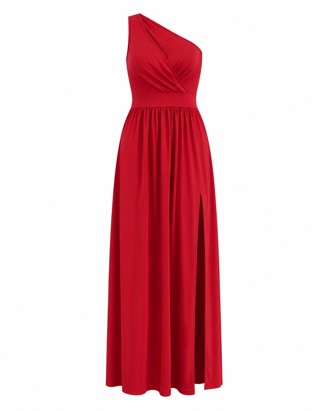 Bella Novelle one-shoulder maxi avondjurk voor dames, productfoto
