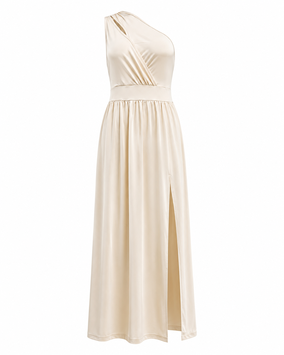 Bella Novelle one-shoulder maxi avondjurk voor dames, productfoto