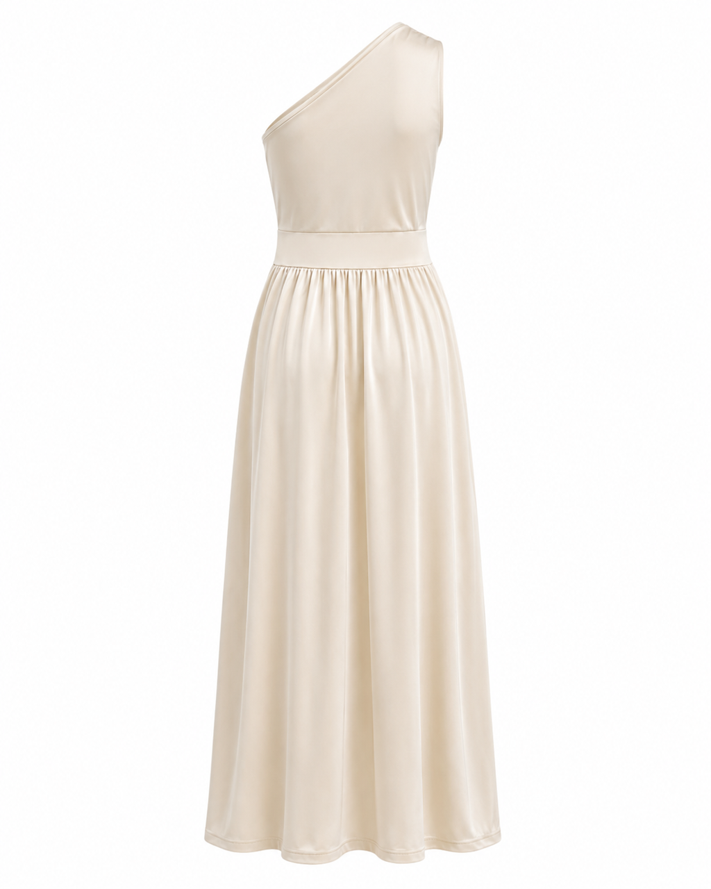 Bella Novelle one-shoulder maxi avondjurk voor dames, productfoto