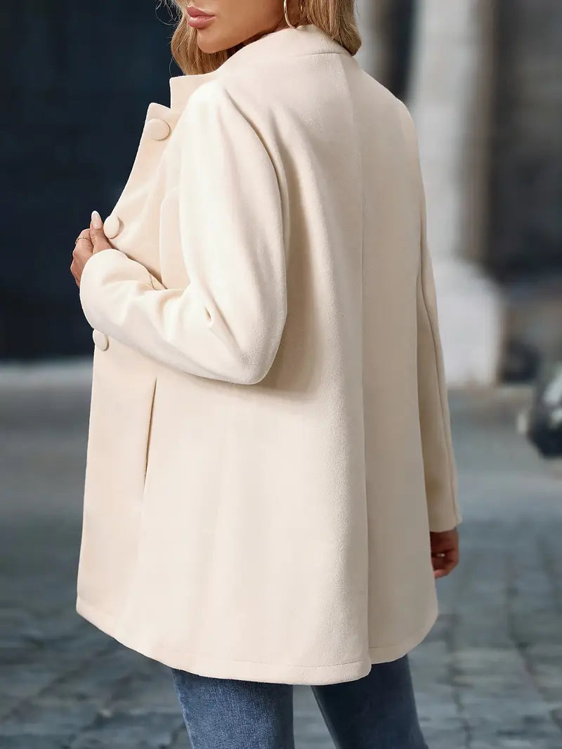 Bella Novelle lange blazer met opstaande kraag, productfoto