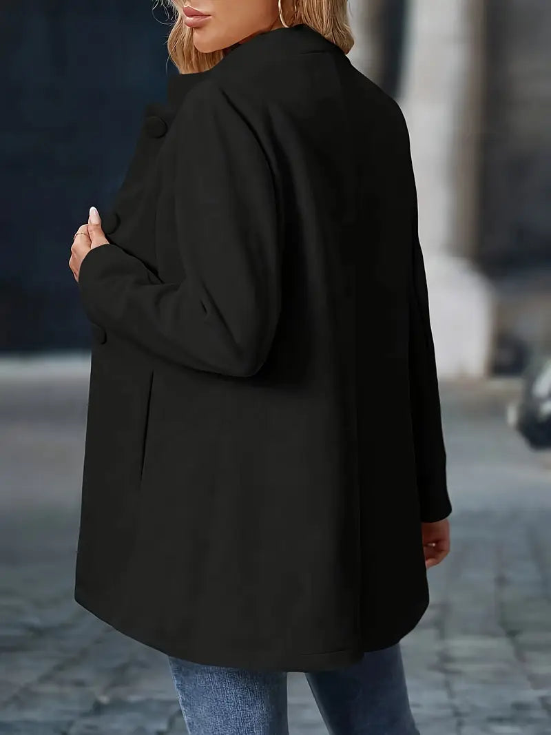 Bella Novelle lange blazer met opstaande kraag, productfoto