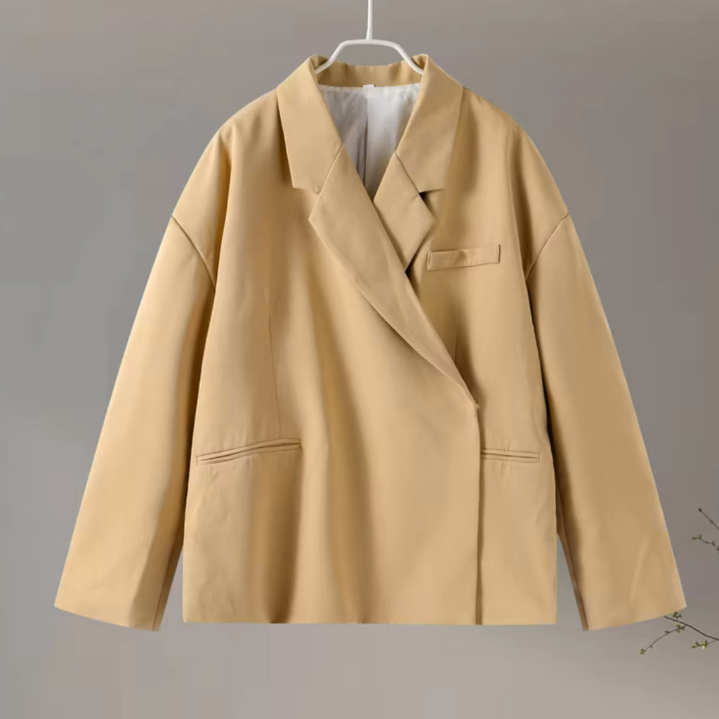Bella Novelle lange oversized blazer dames, productfoto 5
