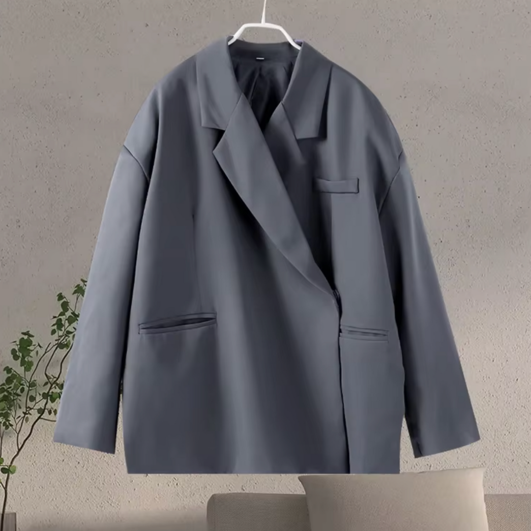 Bella Novelle lange oversized blazer dames, productfoto 6