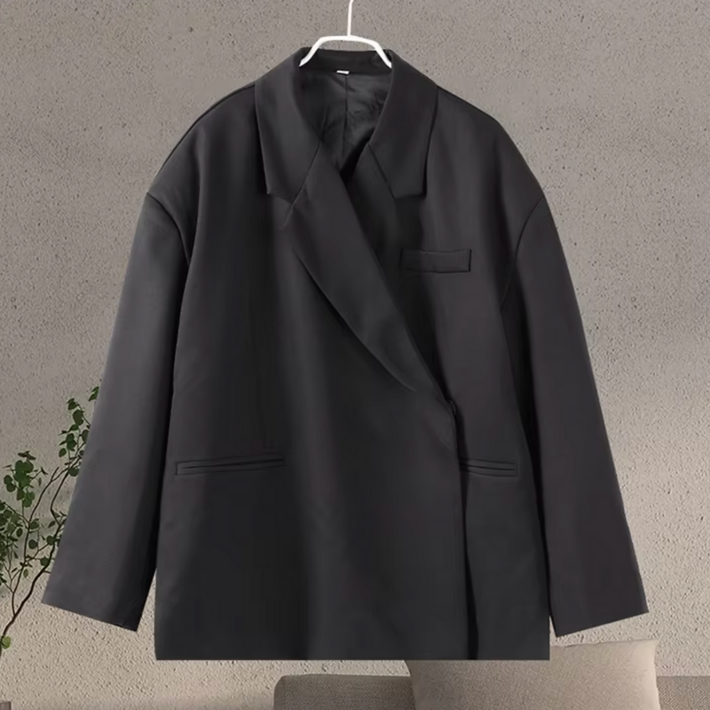 Bella Novelle lange oversized blazer dames, productfoto 7