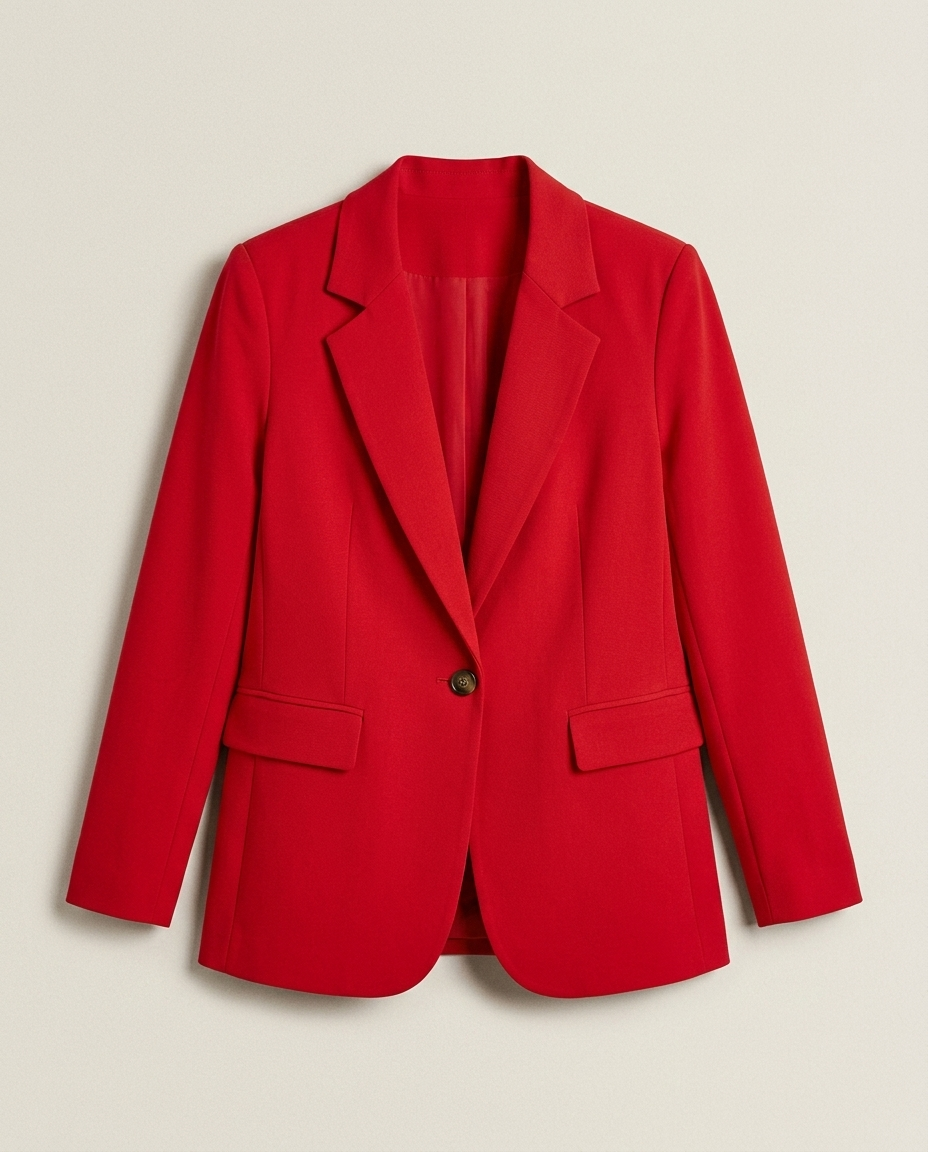 Blazer licht gestructureerd rood productfoto