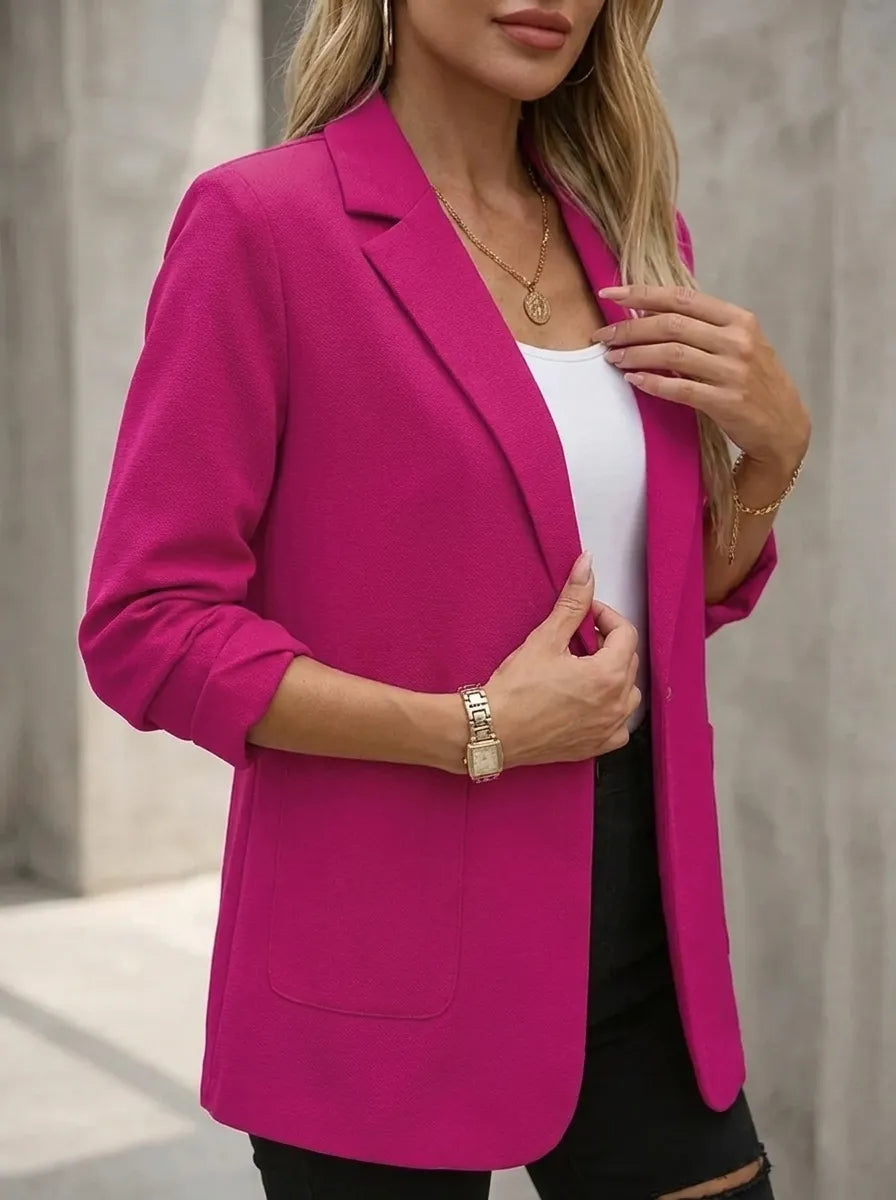 Bella Novelle open blazer met driekwart mouwen, productfoto