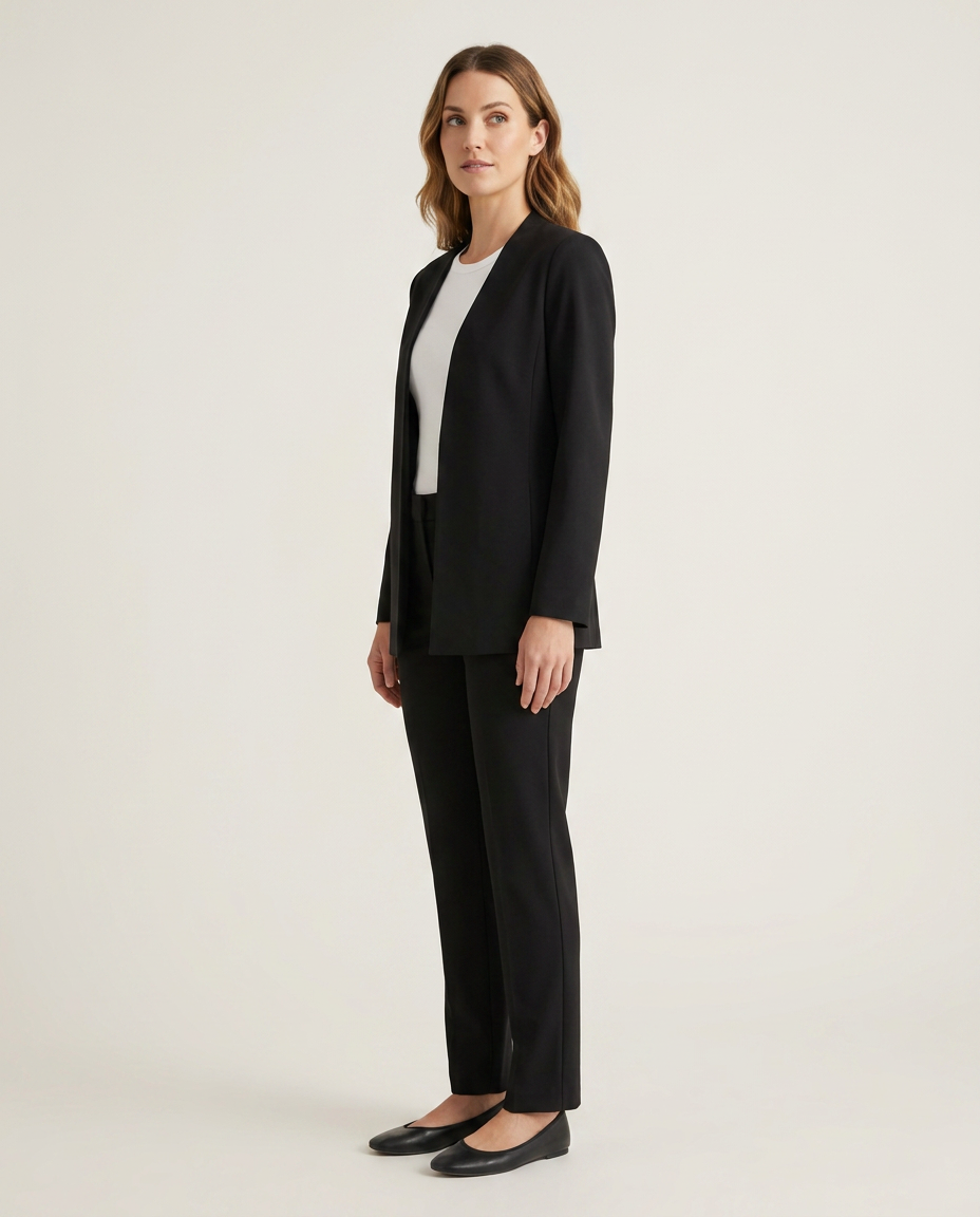 Bella Novelle open blazer, zijaanzicht