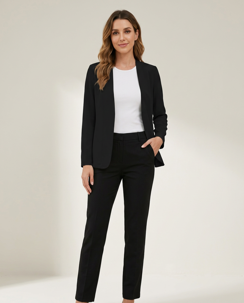 Bella Novelle open blazer, staand