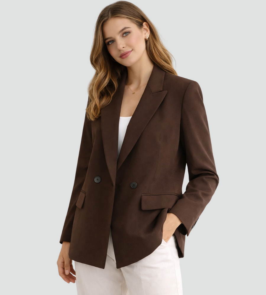 Bella Novelle blazer in Bruin