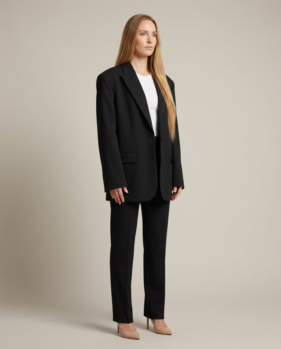 Bella Novelle oversized blazer, zijaanzicht