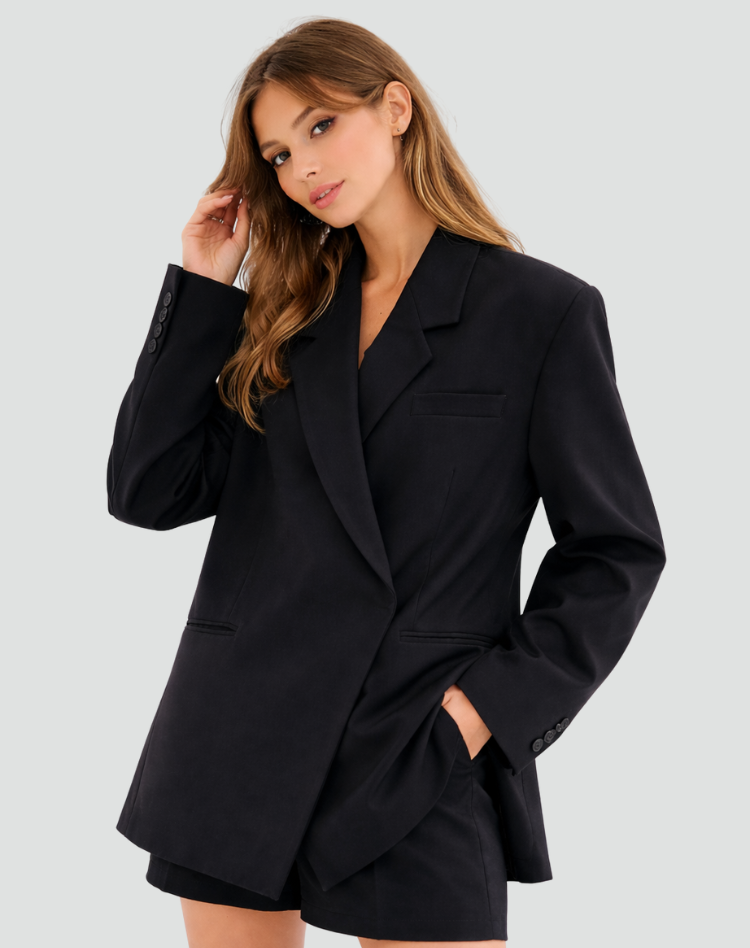 Bella Novelle blazer in Zwart