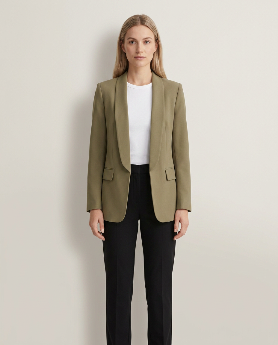 Bella Novelle slim-fit blazer in khaki
