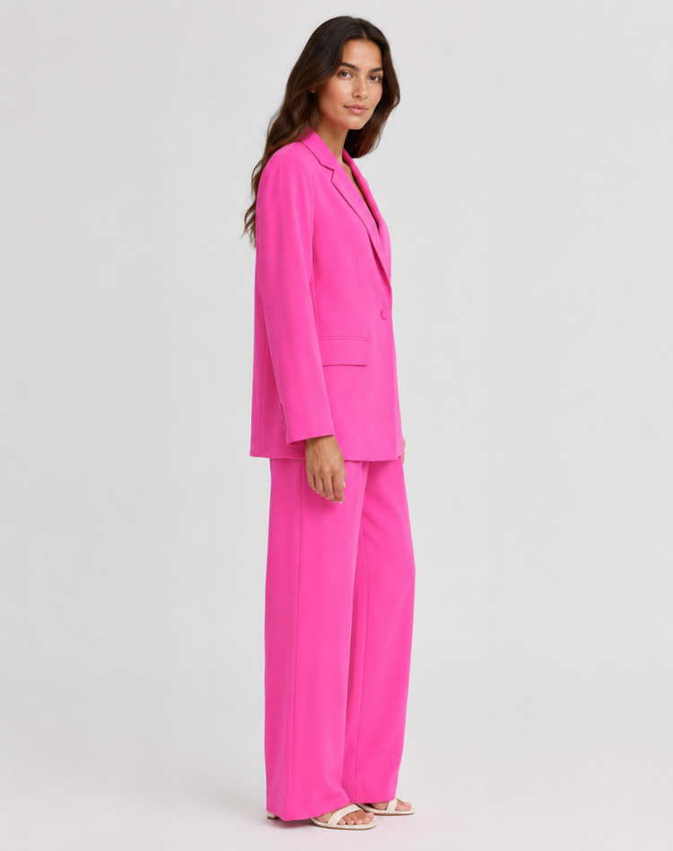 Bella Novelle damesblazerset met wijde pantalon, productfoto