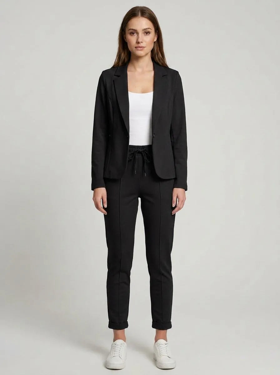 Bella Novelle Blazerset Slim Fit Broek in zwart
