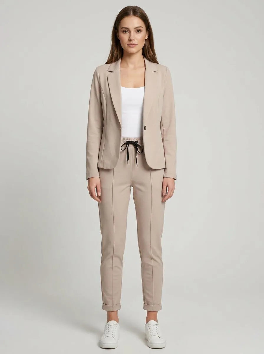 Bella Novelle Blazerset Slim Fit Broek - vooraanzicht