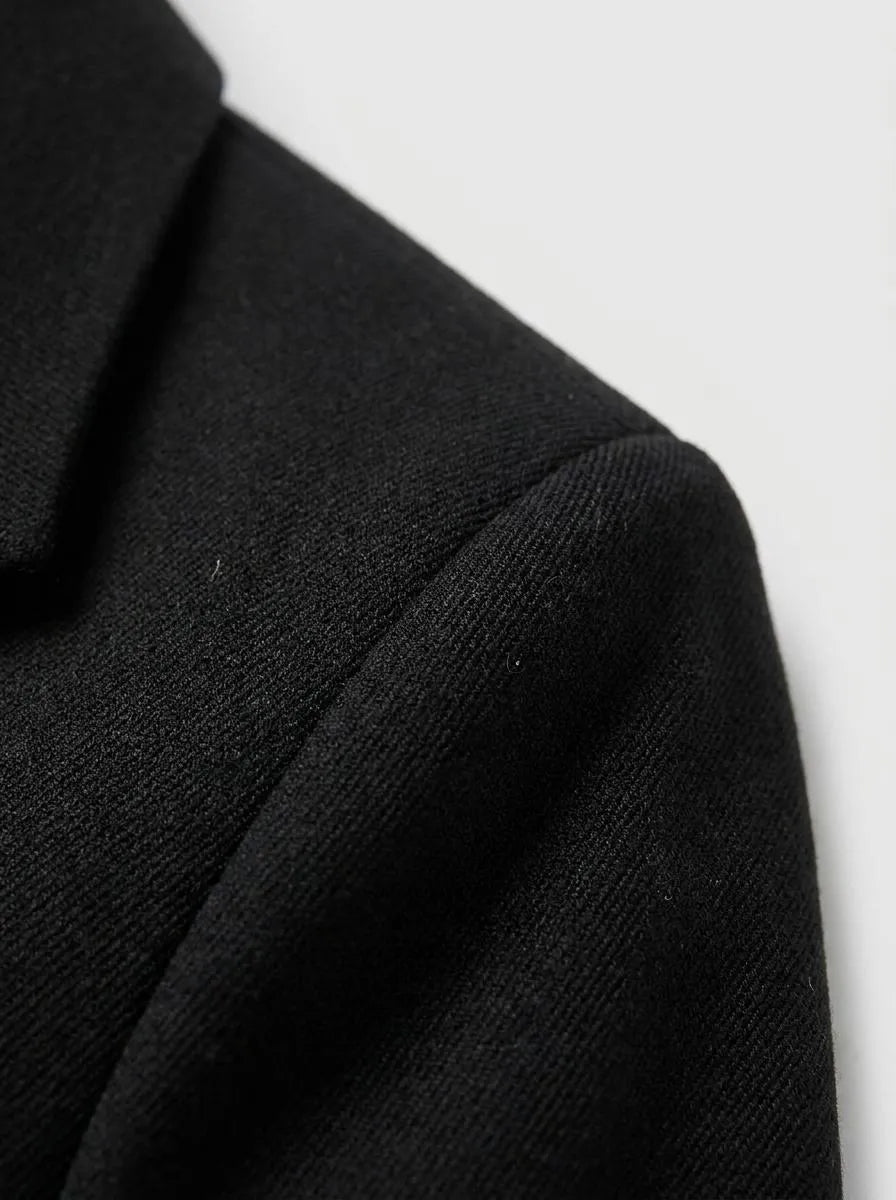 Bella Novelle Blazerset Strakke Revers - stofdetail