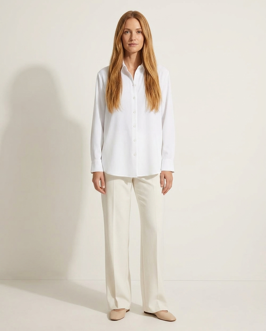Klassieke blouse wit