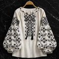 Bella Novelle linnen blouse dames, productfoto