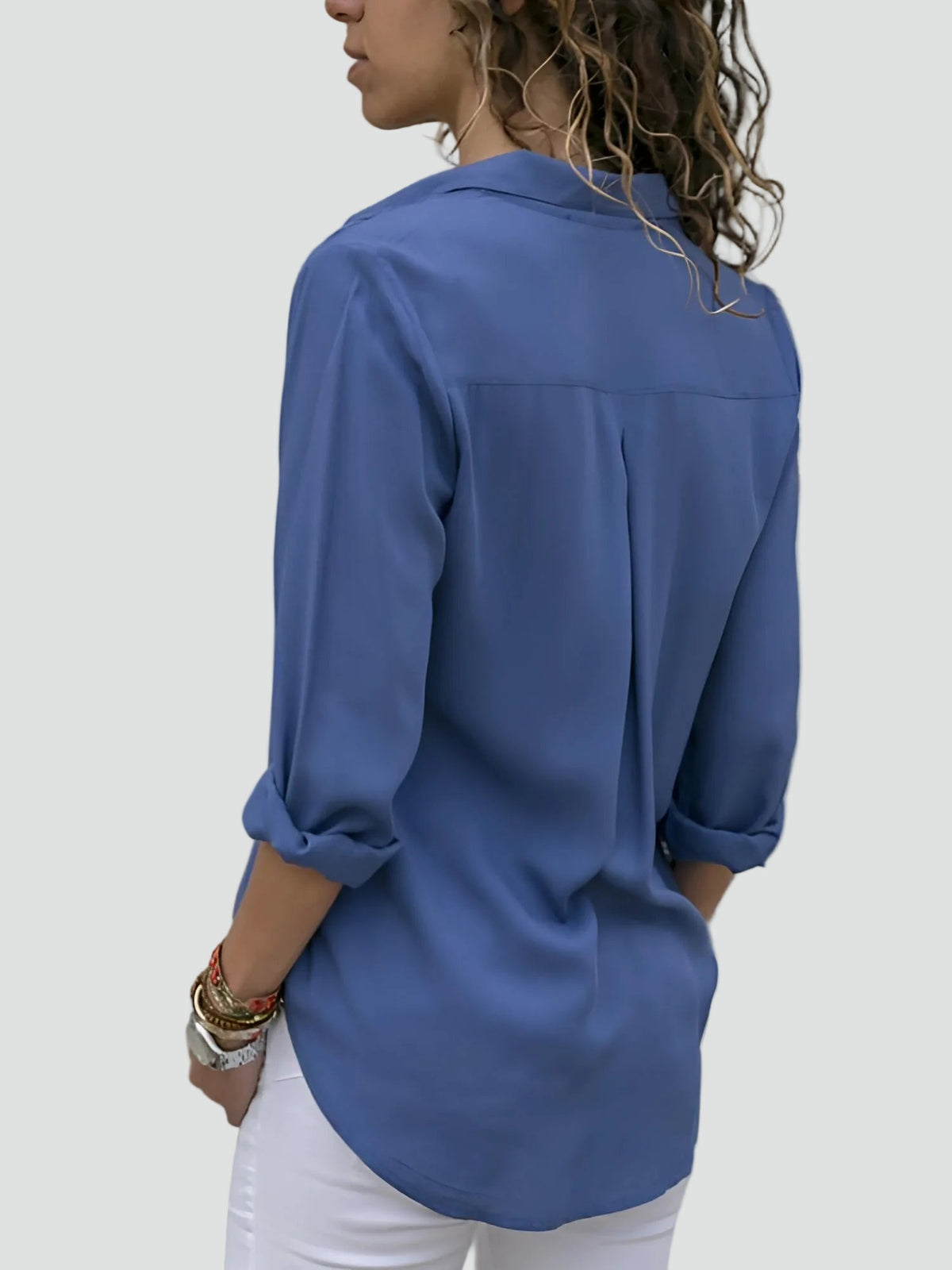 Bella Novelle losvallende damesblouse met lange mouwen, productfoto