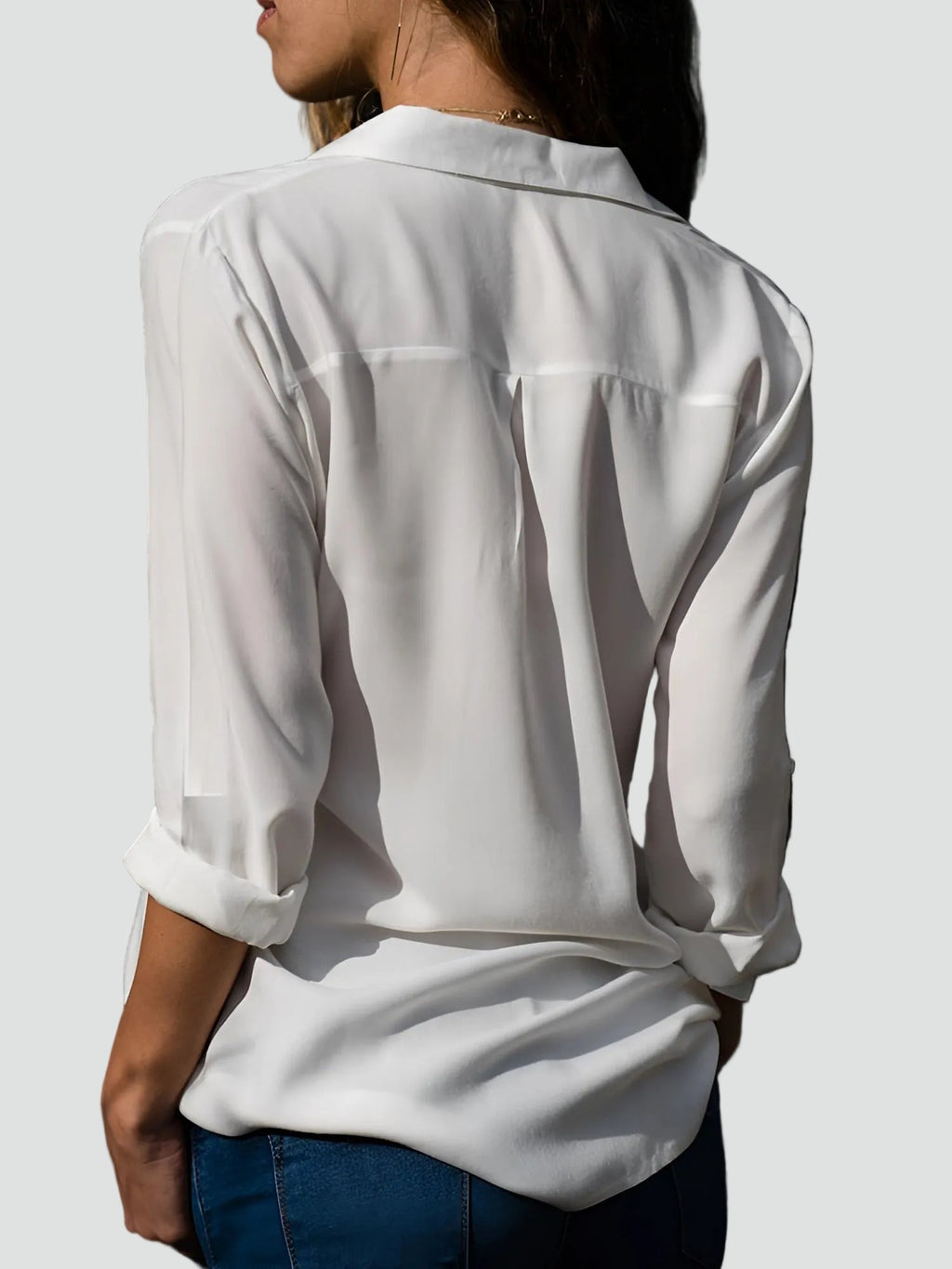 Bella Novelle losvallende damesblouse met lange mouwen, productfoto