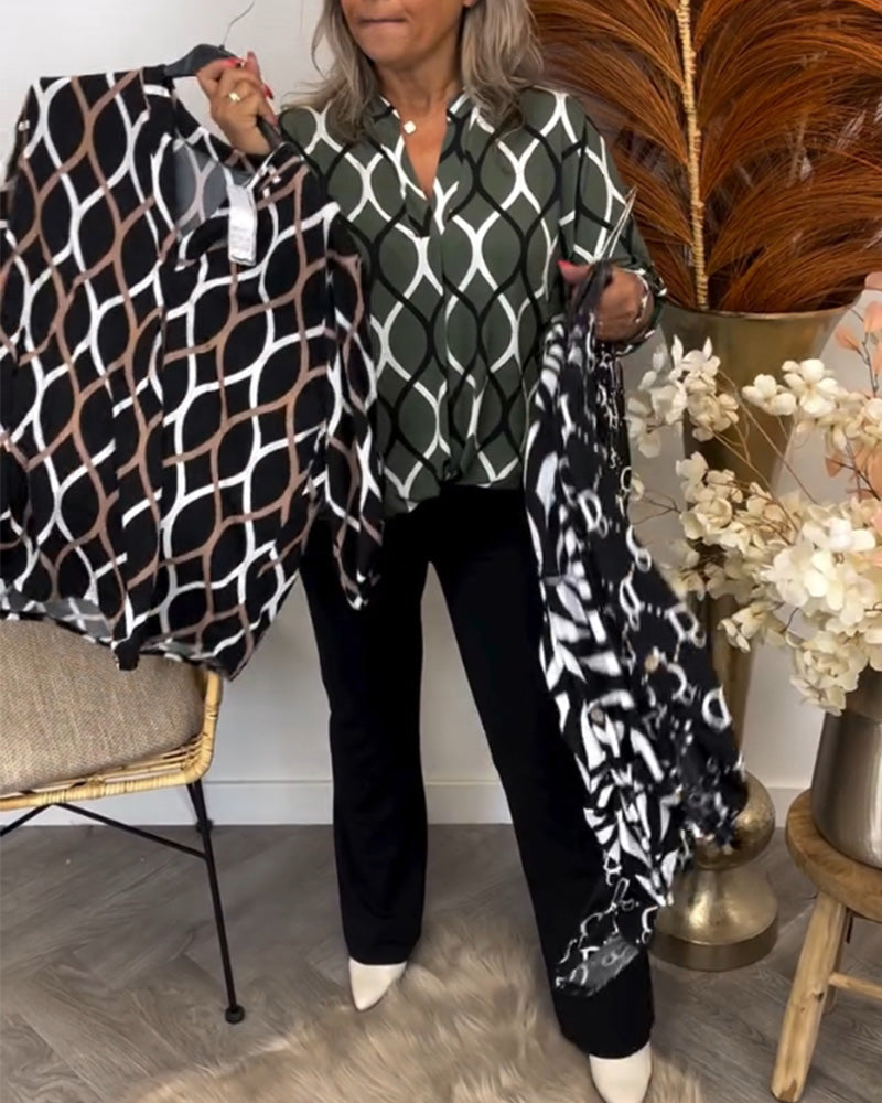 Bella Novelle blouse met print dames, productfoto 10
