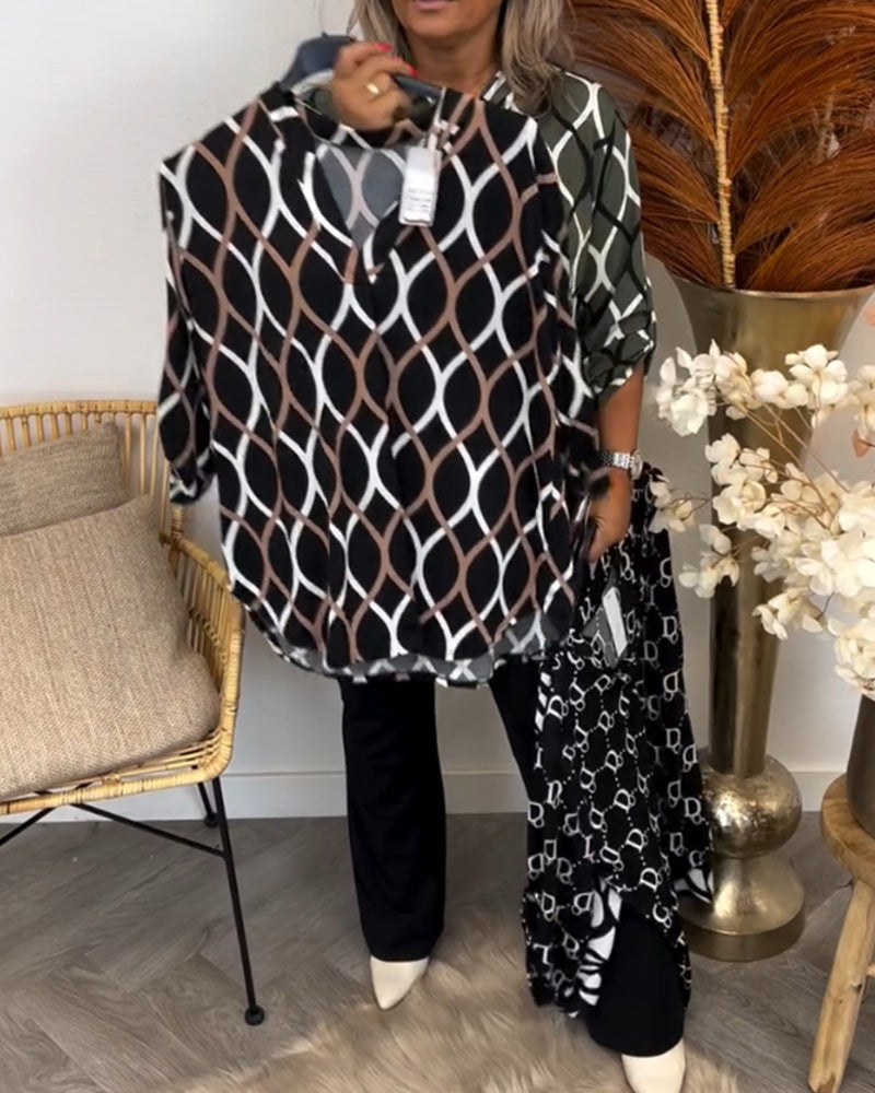 Bella Novelle blouse met print dames, productfoto 11