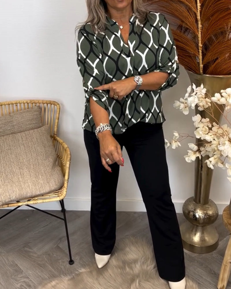 Bella Novelle blouse met print dames, productfoto 6