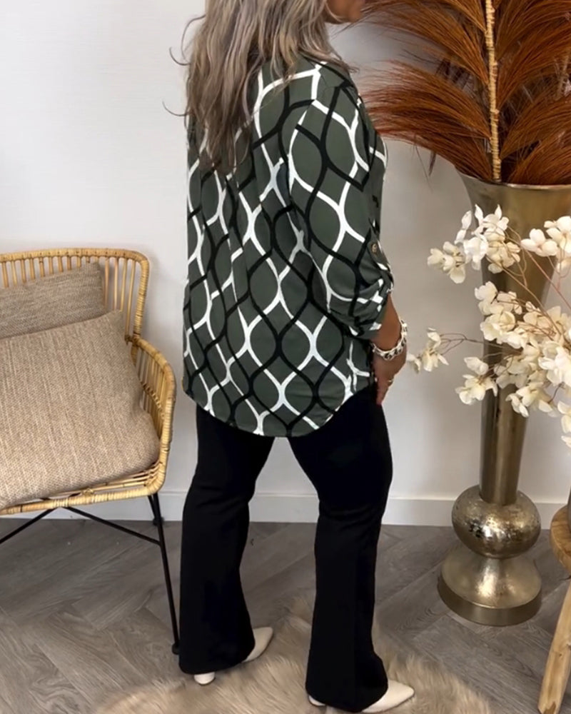 Bella Novelle blouse met print dames, productfoto 8
