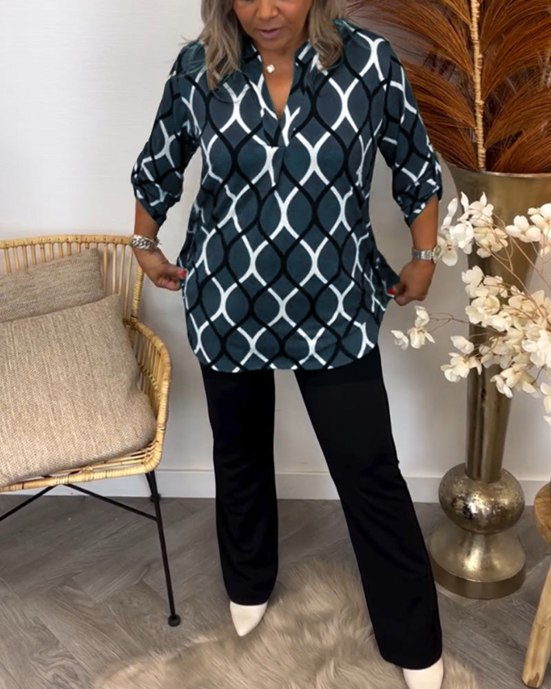Bella Novelle blouse met print dames, productfoto 9