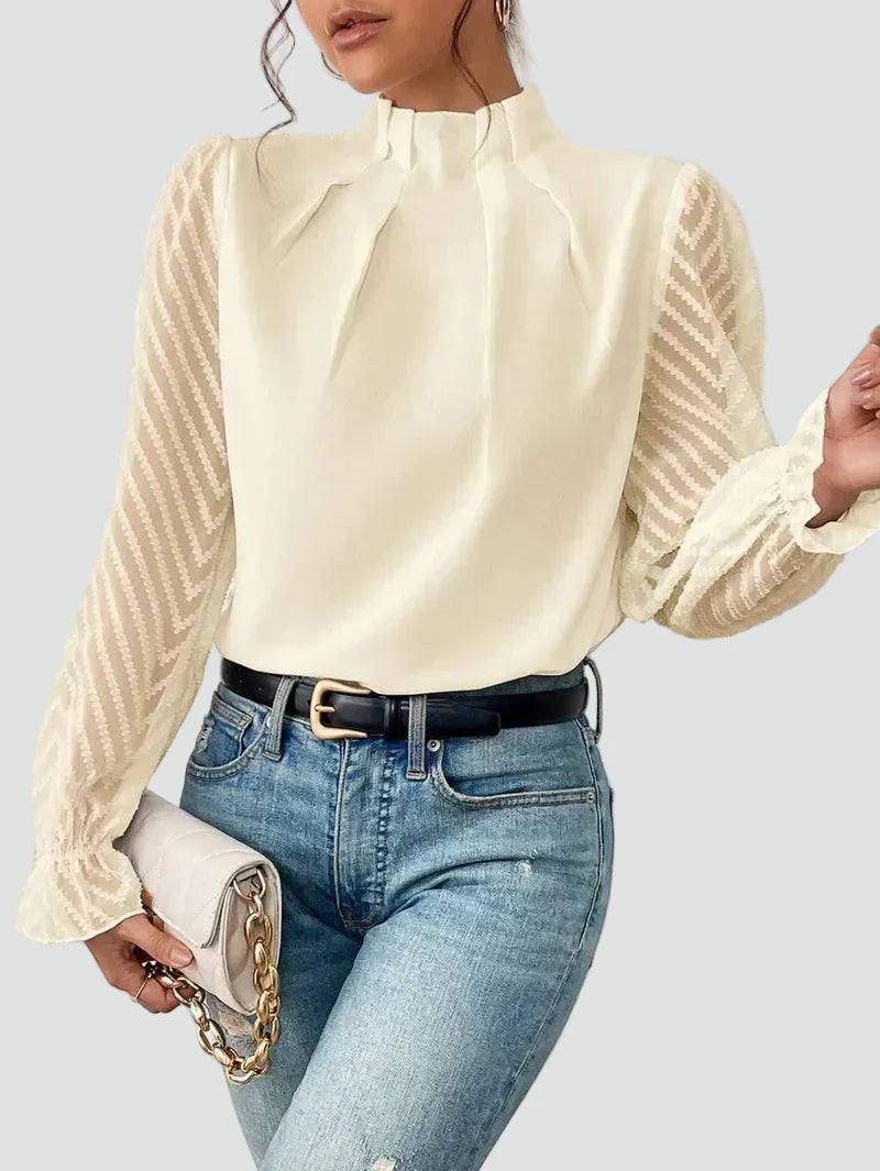 Bella Novelle blouse in Crème
