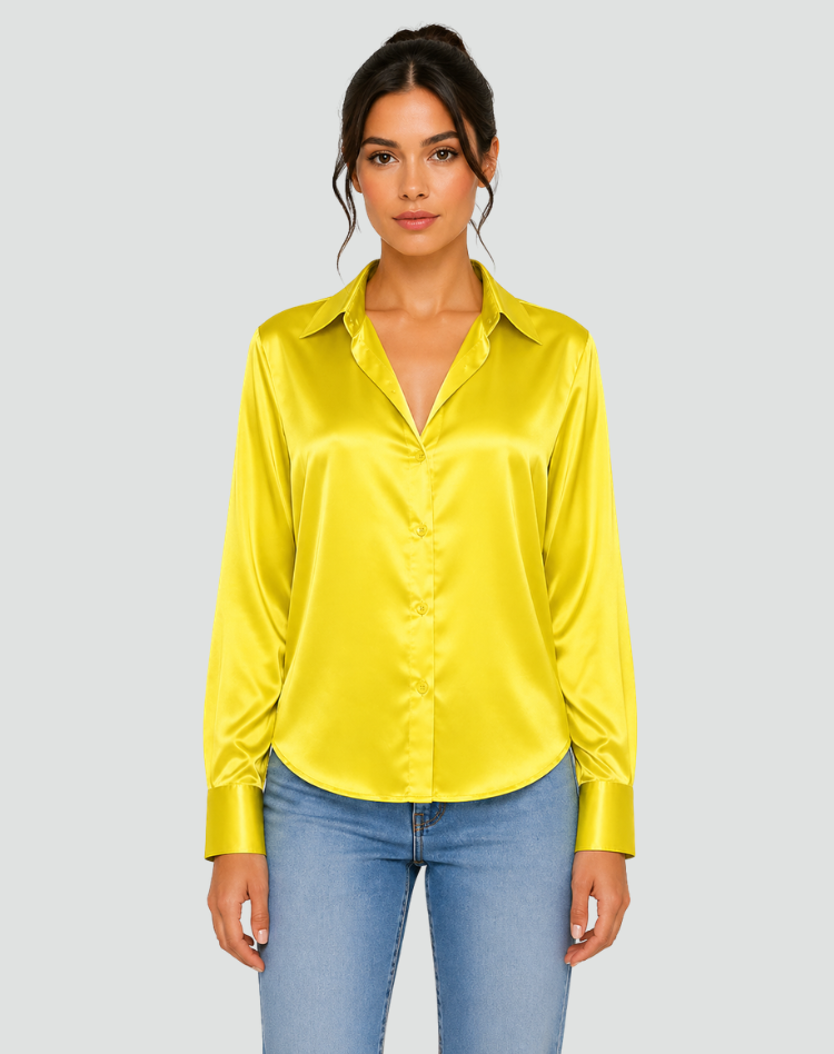 Bella Novelle blouse in Geel