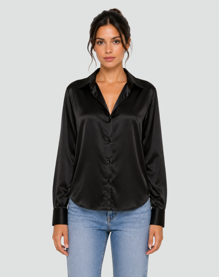Bella Novelle blouse in Zwart