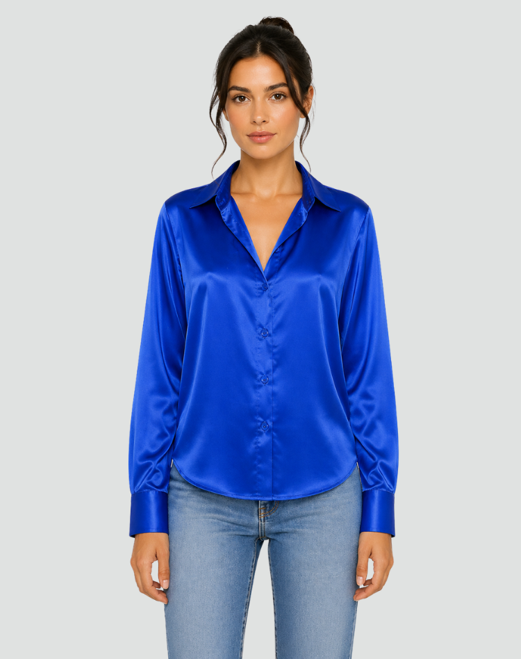 Bella Novelle blouse in Blauw