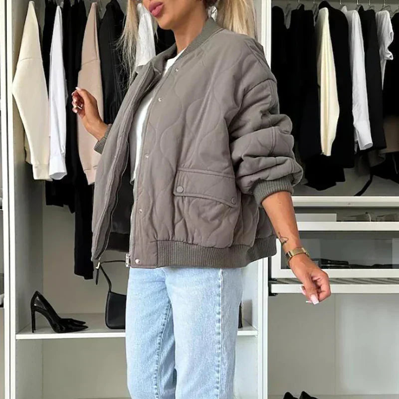 Bella Novelle gevoerd bomberjack, productfoto