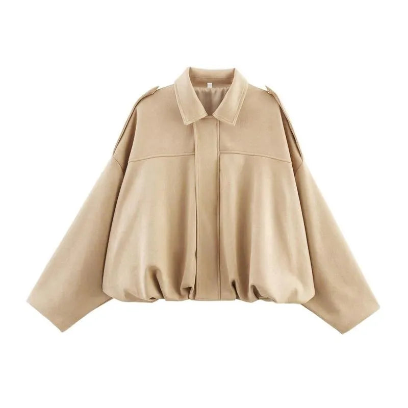 Bella Novelle bomberjack in Beige