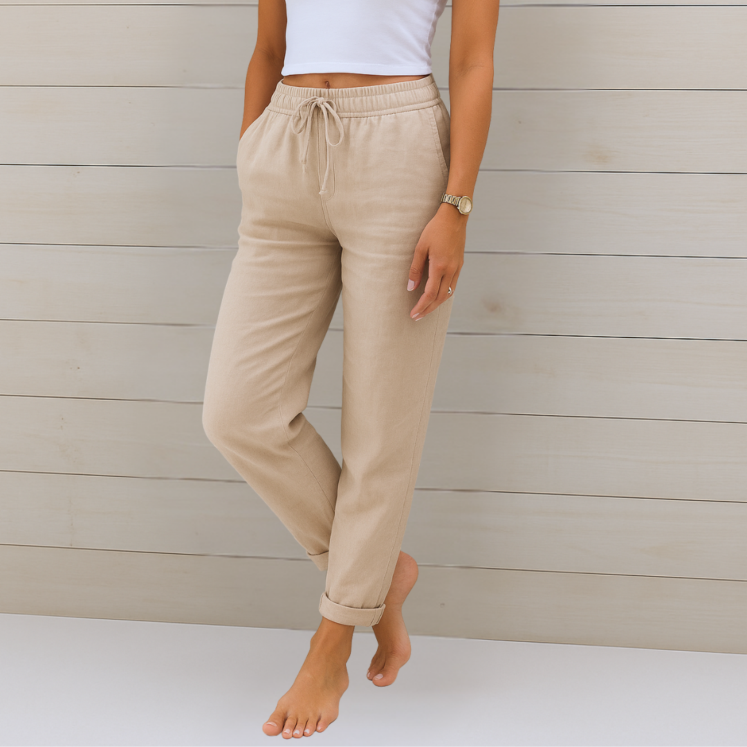 Bella Novelle broek met trekkoord dames, productfoto 2