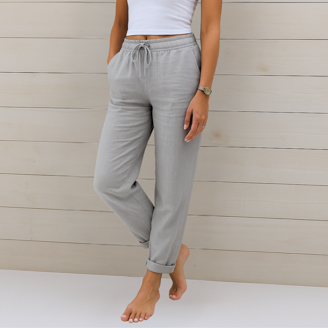 Bella Novelle broek met trekkoord dames, productfoto 4