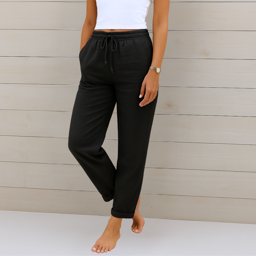 Bella Novelle broek met trekkoord dames, productfoto 5