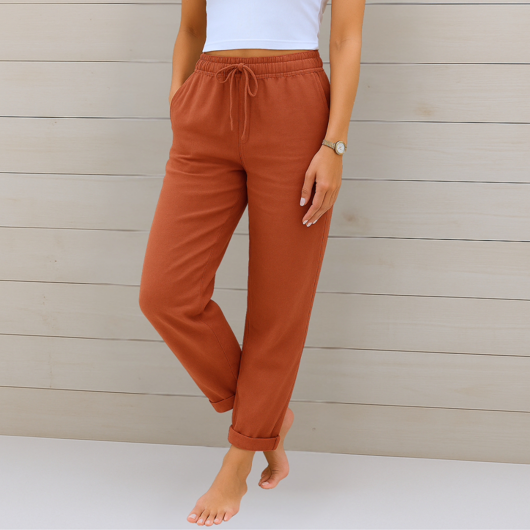 Bella Novelle broek met trekkoord dames, productfoto 6