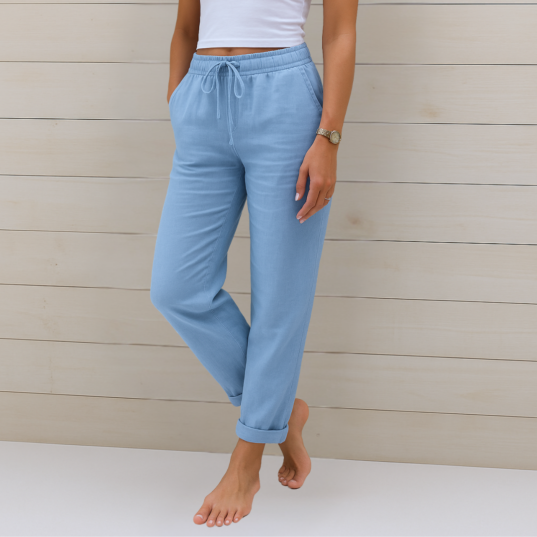Bella Novelle broek met trekkoord dames, productfoto