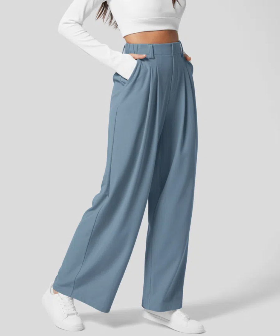 Bella Novelle broek met wijde pijpen dames, productfoto 3