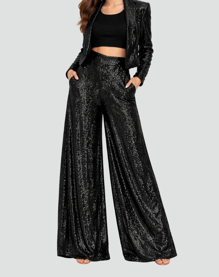 Bella Novelle broek in Zwart