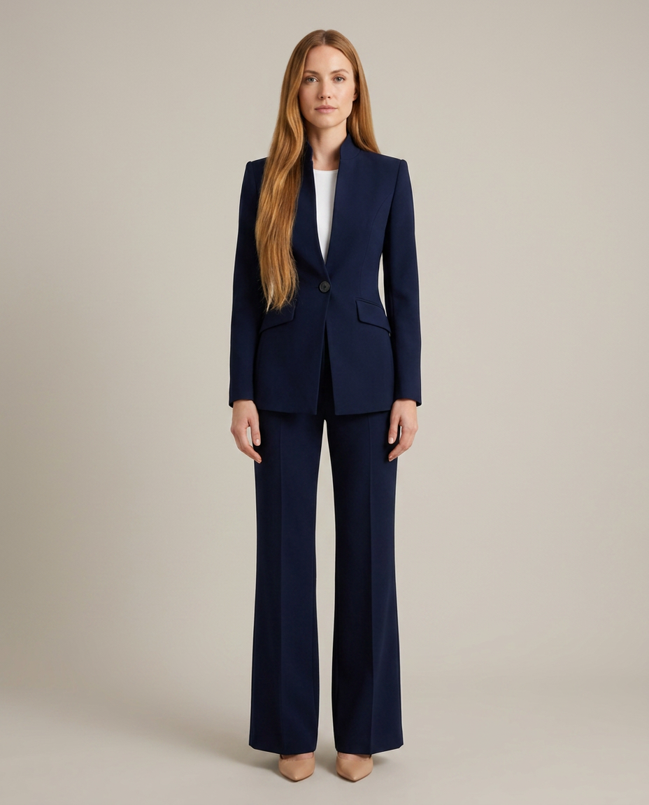 Bella Novelle broekpak in marineblauw