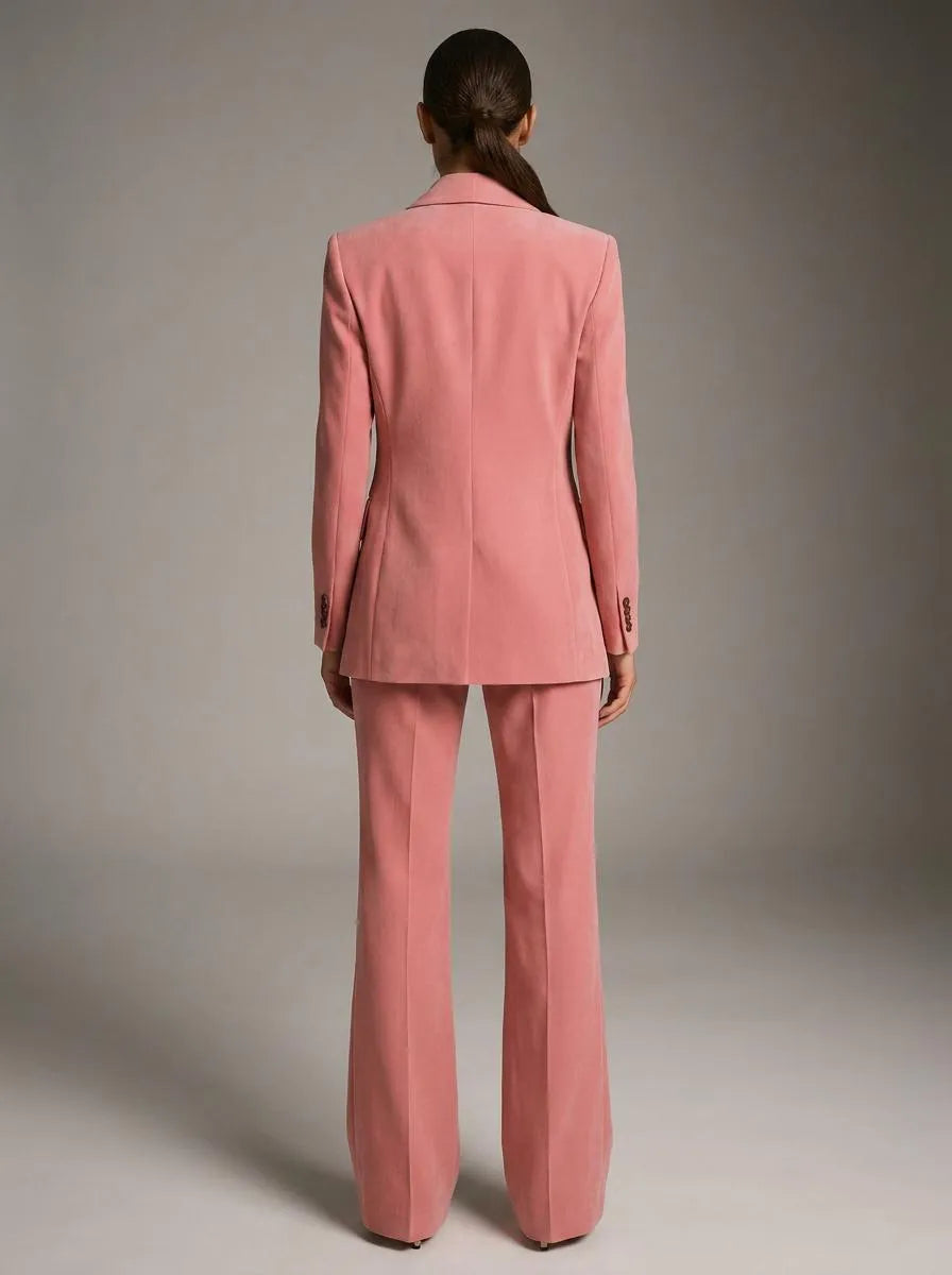 Bella Novelle Broekpak V-Hals Blazer - achteraanzicht