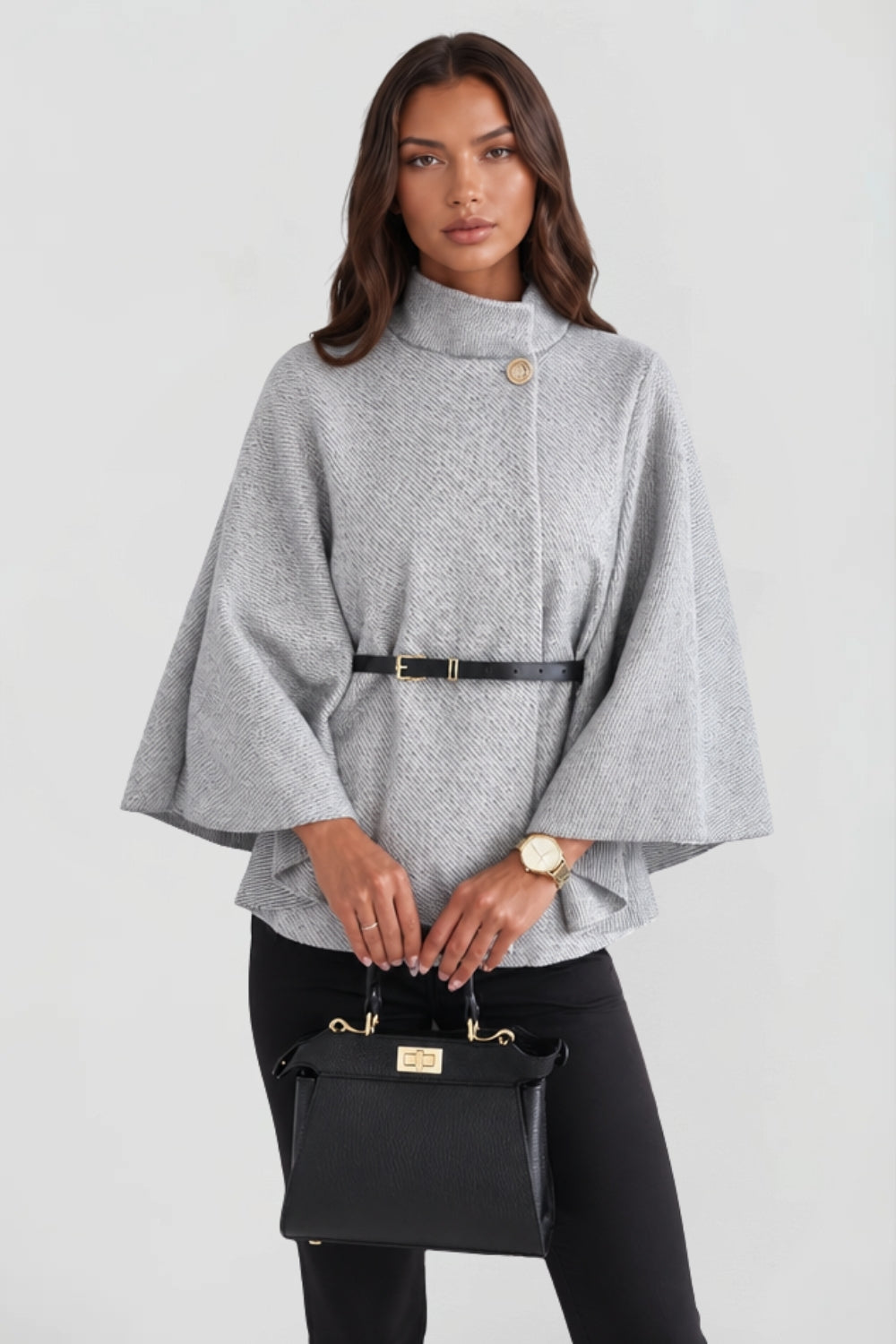 Bella Novelle cape in Grijs