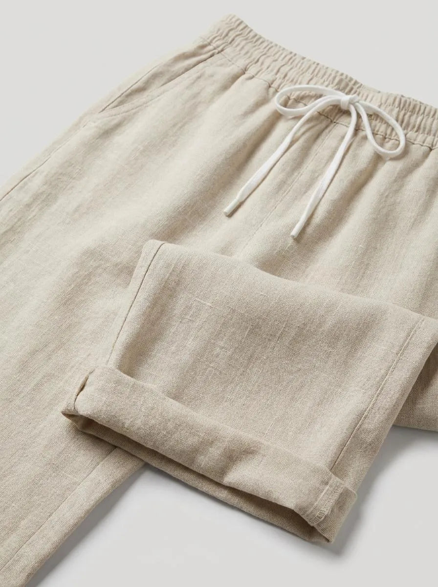 Bella Novelle Capri Broek Elastische Taille - detail taille en zoom