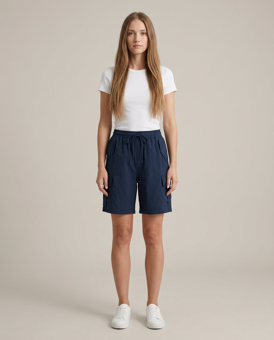 Bella Novelle cargo-short in marineblauw